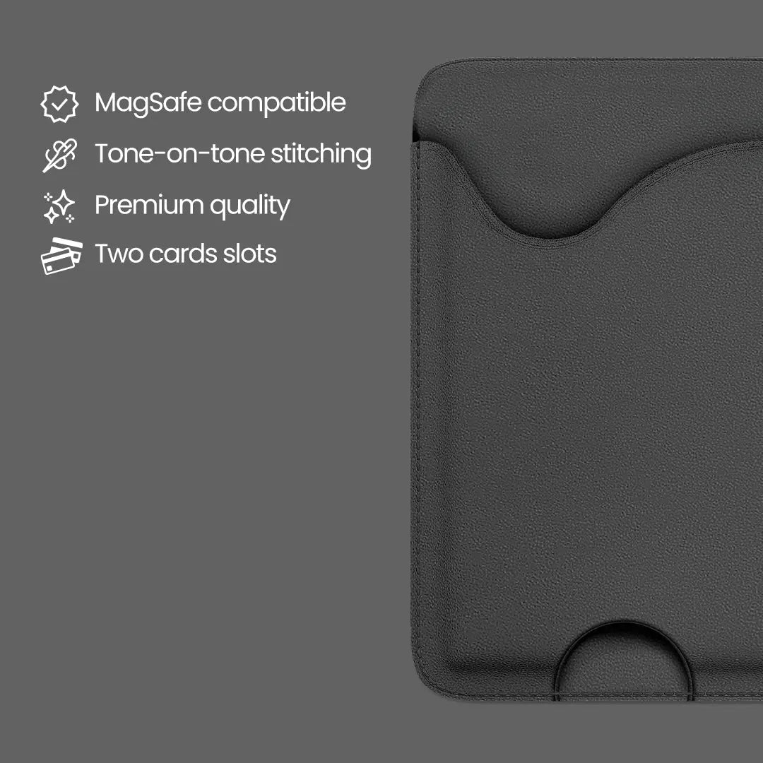Portafoglio Magnetico Per IPhone - Porta 1-2 Carte, Silicone Adesivo | Compatibile MagSafe - Foto 11