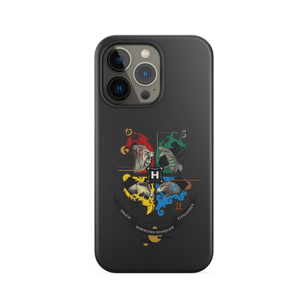 HARRY POTTER - COVER  HOGWARTS MULTICOLOR CONCEPT BLACK