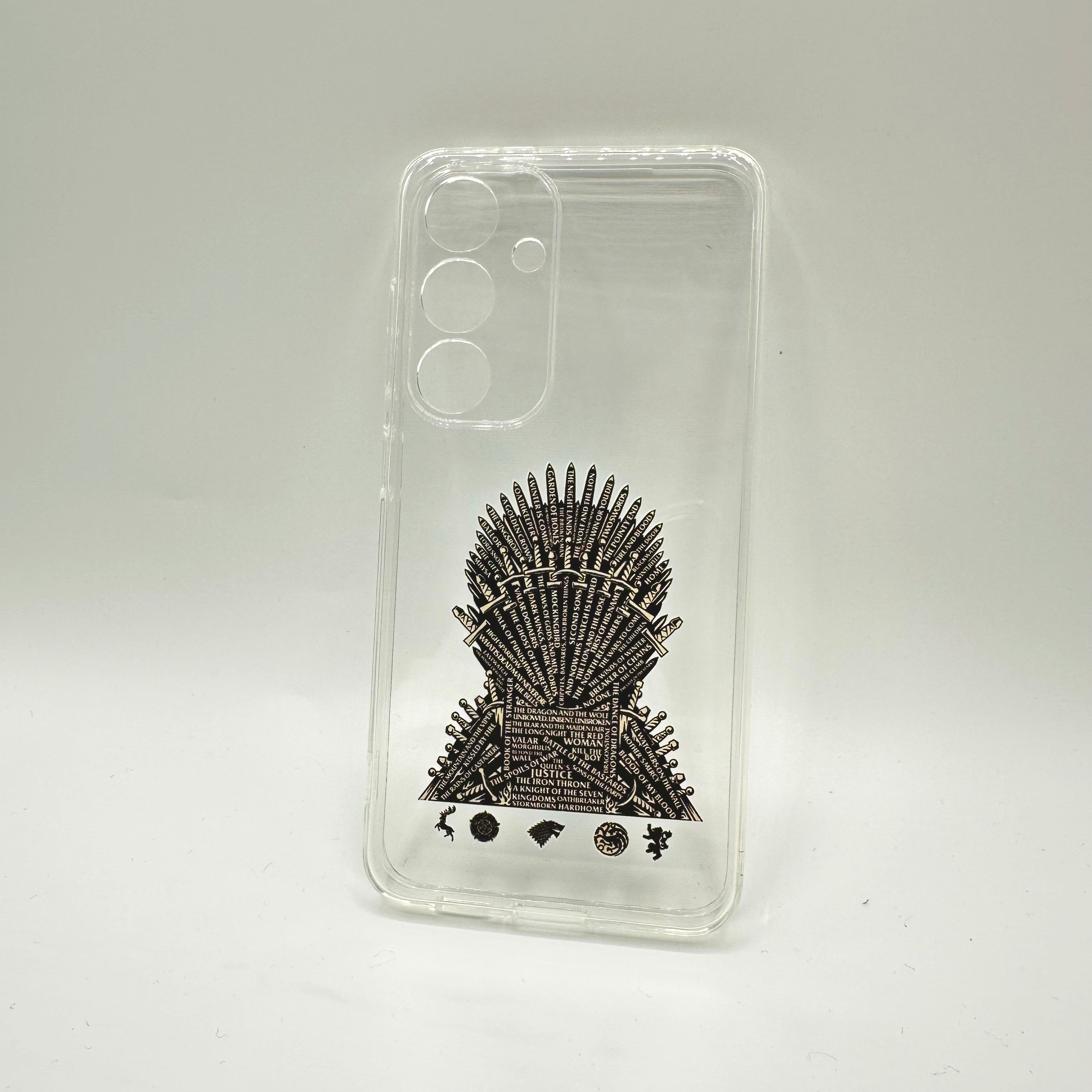 GAME OF THRONES - COVER TRASPARENTE "TRONO NERO"