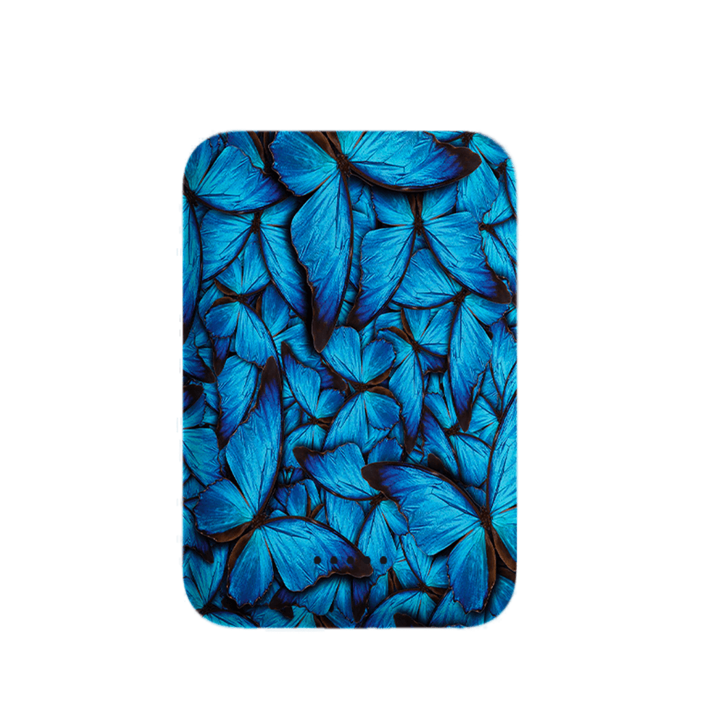 POWERBANK 5000mah - FARFALLE BLU - Just in Case